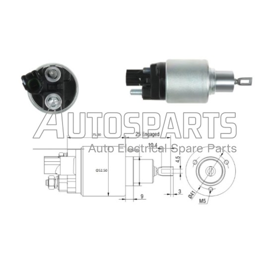 SS0171 - AS-PL, ΜΠΟΥΤΟΝ ΜΙΖΑΣ BOSCH 12V TOYOTA 