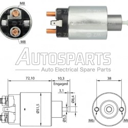 SS5002 - AS-PL, ΜΠΟΥΤΟΝ ΜΙΖΑΣ MITSUBISHI 12V 