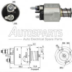 594646 - VALEO, ΜΠΟΥΤΟΝ ΜΙΖΑΣ VALEO 12V FIAT, OPEL, LANCIA MULTIJET