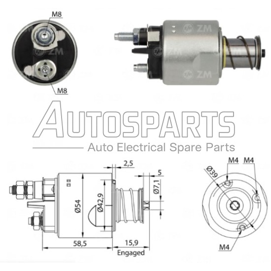 594646 - VALEO, ΜΠΟΥΤΟΝ ΜΙΖΑΣ VALEO 12V FIAT, OPEL, LANCIA MULTIJET