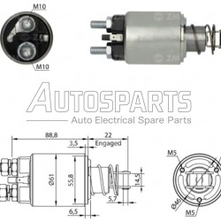 CSO30100AS - CASCO, ΜΠΟΥΤΟΝ ΜΙΖΑΣ MARELLI 12V FIAT ΤΡΑΚΤΕΡ, IVECO DAILY