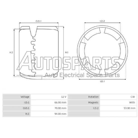 233572 - CARGO, ΠΗΝΙΟ ΜΙΖΑΣ BOSCH 12V