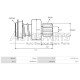 IA2845 - PROTECH, ΣΥΜΠΛΕΚΤΗΣ ΜΙΖΑΣ MITSUBISHI Lmax=134 Z=20