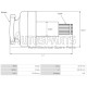 132489 - CARGO, ΣΥΜΠΛΕΚΤΗΣ ΜΙΖΑΣ MITSUBISHI Lmax=132 Z=20