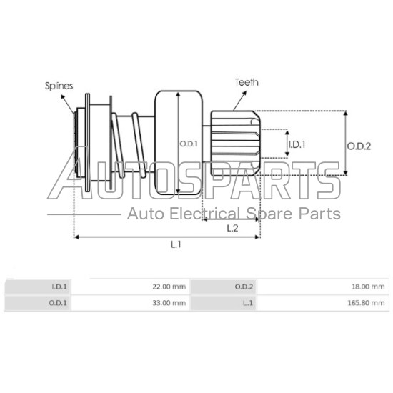 SD0104P - AS-PL, ΣΥΜΠΛΕΚΤΗΣ ΜΙΖΑΣ BOSCH FKB 6/24