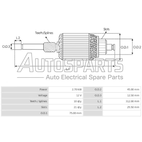 IA173 - PROTECH, ΠΟΜΠΙΝΑ ΜΙΖΑΣ BOSCH 12V 2.5HP