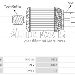 IA122 - PROTECH, ΠΟΜΠΙΝΑ ΜΙΖΑΣ BOSCH 24V 6/24 FKB ΚΟΝΤΗ