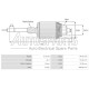 61-121 - WAIGLOBAL, ΠΟΜΠΙΝΑ ΜΙΖΑΣ DELCO REMY 24V CATERPILLAR 4ΠΟΛΙΚΗ 40MT