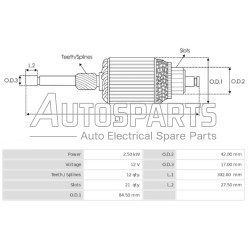 MT100139 - SIOM, ΠΟΜΠΙΝΑ ΜΙΖΑΣ LUCAS 12V ΠΟΛΛΑ ΚΑΡΕ ΠΟΛΥ ΛΟΞΗ