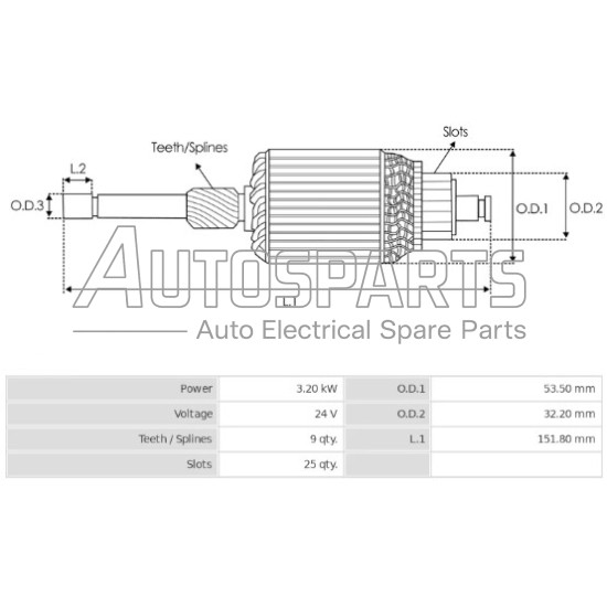 IA3040A - PROTECH, ΠΟΜΠΙΝΑ ΜΙΖΑΣ MITSUBISHI 24V