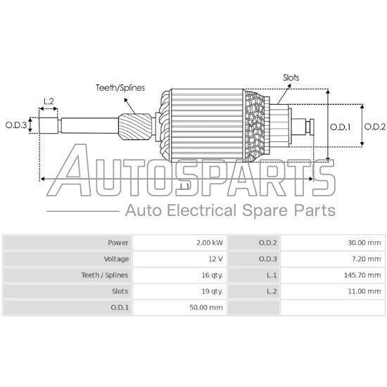SA3029 - AS-PL, ΠΟΜΠΙΝΑ ΜΙΖΑΣ VALEO 12V