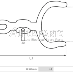 SL3003 - AS-PL, ΔΙΧΑΛΟ ΜΙΖΑΣ VALEO D7G, TS22