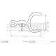 SL3003 - AS-PL, ΔΙΧΑΛΟ ΜΙΖΑΣ VALEO D7G, TS22