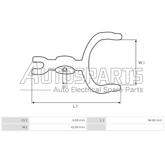 16908492 - MAHLE, ΔΙΧΑΛΟ ΜΙΖΑΣ ISKRA