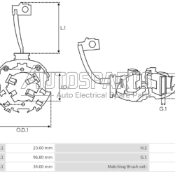 085836028 - MONARK DIESEL, ΨΥΚΤΡΟΘΗΚΗ ΜΙΖΑΣ BOSCH 12V (BSX134-144) 4 ΚΑΡΒΟΥΝΑ