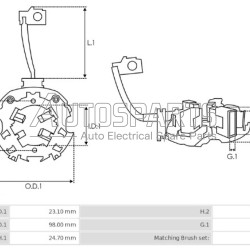 IA6503 - PROTECH, ΨΥΚΤΡΟΘΗΚΗ ΜΙΖΑΣ BOSCH 12V (BSX137-143) 4 ΚΑΡΒΟΥΝΑ