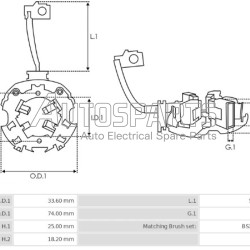 2004336237 - BOSCH, ΨΥΚΤΡΟΘΗΚΗ ΜΙΖΑΣ BOSCH 12V (BSX157-158)