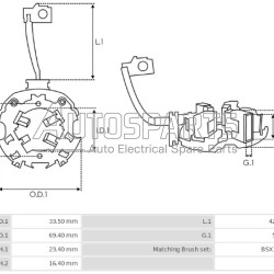 CBH10122GS - CASCO, ΨΥΚΤΡΟΘΗΚΗ ΜΙΖΑΣ BOSCH 12V (BSX159-160)