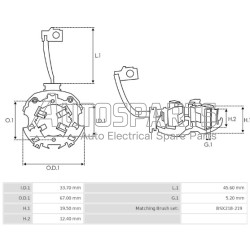1004336239 - BOSCH, ΨΥΚΤΡΟΘΗΚΗ ΜΙΖΑΣ BOSCH 12V (BSX175-176)