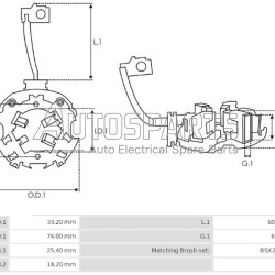 77135.1 - GEBE, ΨΥΚΤΡΟΘΗΚΗ ΜΙΖΑΣ BOSCH 12V (BSX200-201)
