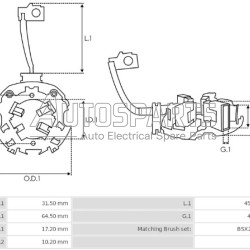 235531 - CARGO, ΨΥΚΤΡΟΘΗΚΗ ΜΙΖΑΣ BOSCH 12V (BSX202-205)