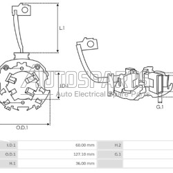 IA6541 - PROTECH, ΨΥΚΤΡΟΘΗΚΗ ΜΙΖΑΣ DELCO REMY 12V (RX135)