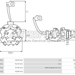 8000048 - AUTOSPARTS, ΨΥΚΤΡΟΘΗΚΗ ΜΙΖΑΣ DELCO REMY 12V DAEWOO 