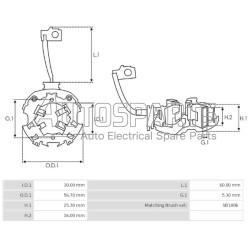 8000048 - AUTOSPARTS, ΨΥΚΤΡΟΘΗΚΗ ΜΙΖΑΣ DELCO REMY 12V DAEWOO 