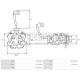 131482 - CARGO, ΨΥΚΤΡΟΘΗΚΗ ΜΙΖΑΣ DELCO REMY 24V CATERPILLAR 50MT 6ΠΟΛΙΚΗ (RX124H)
