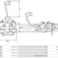 IA6557 - PROTECH, ΨΥΚΤΡΟΘΗΚΗ ΜΙΖΑΣ DENSO 12V MERCEDES-BENZ