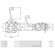 77341.1 - GEBE, ΨΥΚΤΡΟΘΗΚΗ ΜΙΖΑΣ HITACHI 12V (JASX80-81) 4 ΚΑΡΒΟΥΝΑ