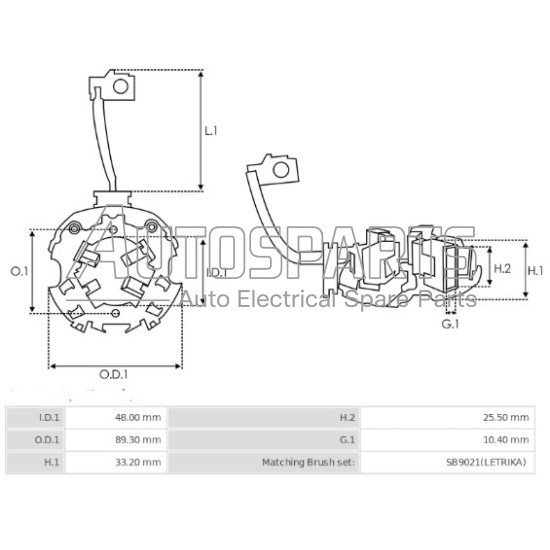 SBH9033 - AS-PL, ΨΥΚΤΡΟΘΗΚΗ ΜΙΖΑΣ ISKRA 12V 