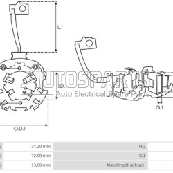 IB6519 - PROTECH, ΨΥΚΤΡΟΘΗΚΗ ΜΙΖΑΣ MARELLI 12V (JSX51-52)