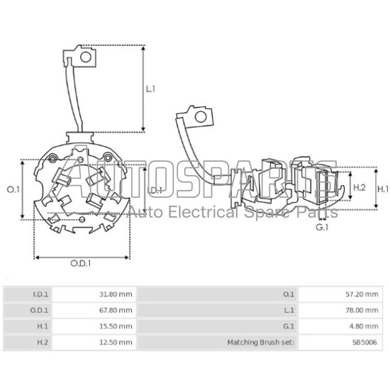 IA6667 - PROTECH, ΨΥΚΤΡΟΘΗΚΗ ΜΙΖΑΣ MITSUBISHI 12V (JASX44-28)