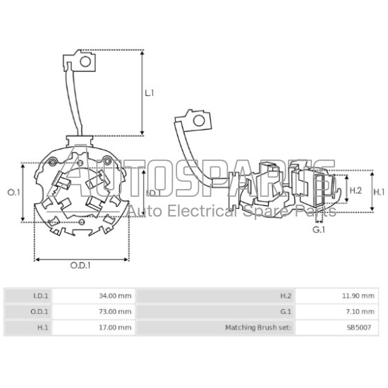77374.1 - GEBE, ΨΥΚΤΡΟΘΗΚΗ ΜΙΖΑΣ MITSUBISHI 12V (JASX70) 4 ΚΑΡΒΟΥΝΑ