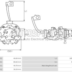 SBH5027 - AS-PL, ΨΥΚΤΡΟΘΗΚΗ ΜΙΖΑΣ MITSUBISHI 24V (JASX103-104)