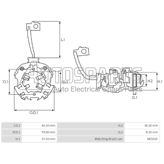 IA6804 - PROTECH, ΨΥΚΤΡΟΘΗΚΗ ΜΙΖΑΣ MITSUBISHI 24V (JASX103-104) 4 ΚΑΡΒΟΥΝΑ
