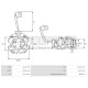 SBH5008 - AS-PL, ΨΥΚΤΡΟΘΗΚΗ ΜΙΖΑΣ MITSUBISHI 24V (JASX103-104) 4 ΚΑΡΒΟΥΝΑ