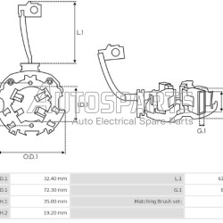 77261.1 - GEBE, ΨΥΚΤΡΟΘΗΚΗ ΜΙΖΑΣ MOTORCRAFT 12V (FX74) FORD