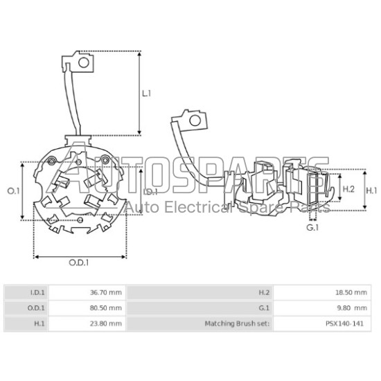 77156.1 - GEBE, ΨΥΚΤΡΟΘΗΚΗ ΜΙΖΑΣ VALEO (PSX140-141)