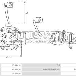 77150.1 - GEBE, ΨΥΚΤΡΟΘΗΚΗ ΜΙΖΑΣ VALEO (PSX146-147)