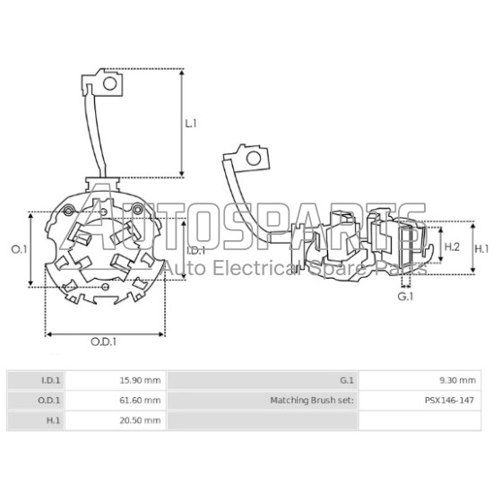 77150.1 - GEBE, ΨΥΚΤΡΟΘΗΚΗ ΜΙΖΑΣ VALEO (PSX146-147)