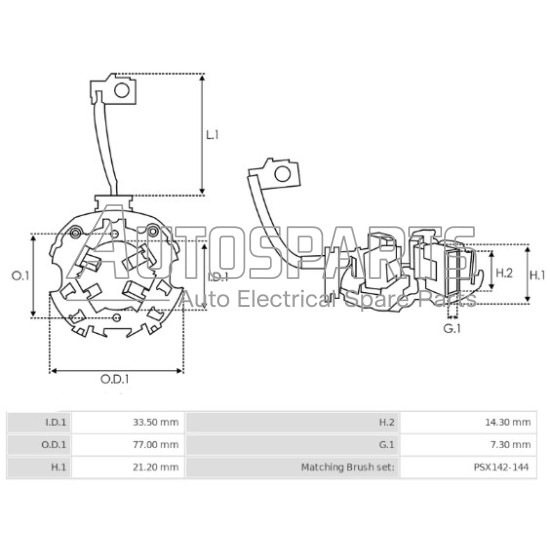 77157.1 - GEBE, ΨΥΚΤΡΟΘΗΚΗ ΜΙΖΑΣ VALEO (PSX161) (ΧΩΡΙΣ ΚΑΡΒΟΥΝΑ)