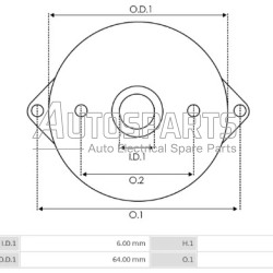 77603.1 - GEBE, ΨΥΚΤΡΟΘΗΚΗ ΜΙΖΑΣ VALEO 12V (PSX169-170)