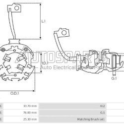 SBH3024 - AS-PL, ΨΥΚΤΡΟΘΗΚΗ ΜΙΖΑΣ VALEO 12V (PSX171-172) 4 ΚΑΡΒΟΥΝΑ