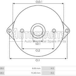SBH3015 - AS-PL, ΨΥΚΤΡΟΘΗΚΗ ΜΙΖΑΣ VALEO 12V HYUNDAI / KIA