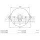 SBH3015 - AS-PL, ΨΥΚΤΡΟΘΗΚΗ ΜΙΖΑΣ VALEO 12V HYUNDAI / KIA