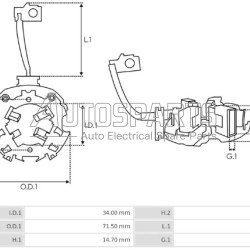 IA6737 - PROTECH, ΨΥΚΤΡΟΘΗΚΗ ΜΙΖΑΣ VALEO KOREA 12V HYUNDAI, KIA