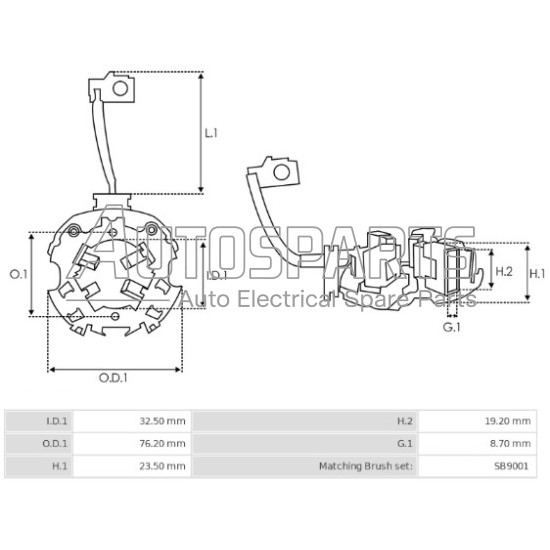 77213.1 - GEBE, ΨΥΚΤΡΟΘΗΚΗ ΜΙΖΑΣ VISTEON 12V (FX75) FORD 2 ΚΑΡΒΟΥΝΑ