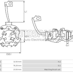 77313.1 - GEBE, ΨΥΚΤΡΟΘΗΚΗ ΜΙΖΑΣ VISTEON 12V (FX75) FORD 4 ΚΑΡΒΟΥΝΑ